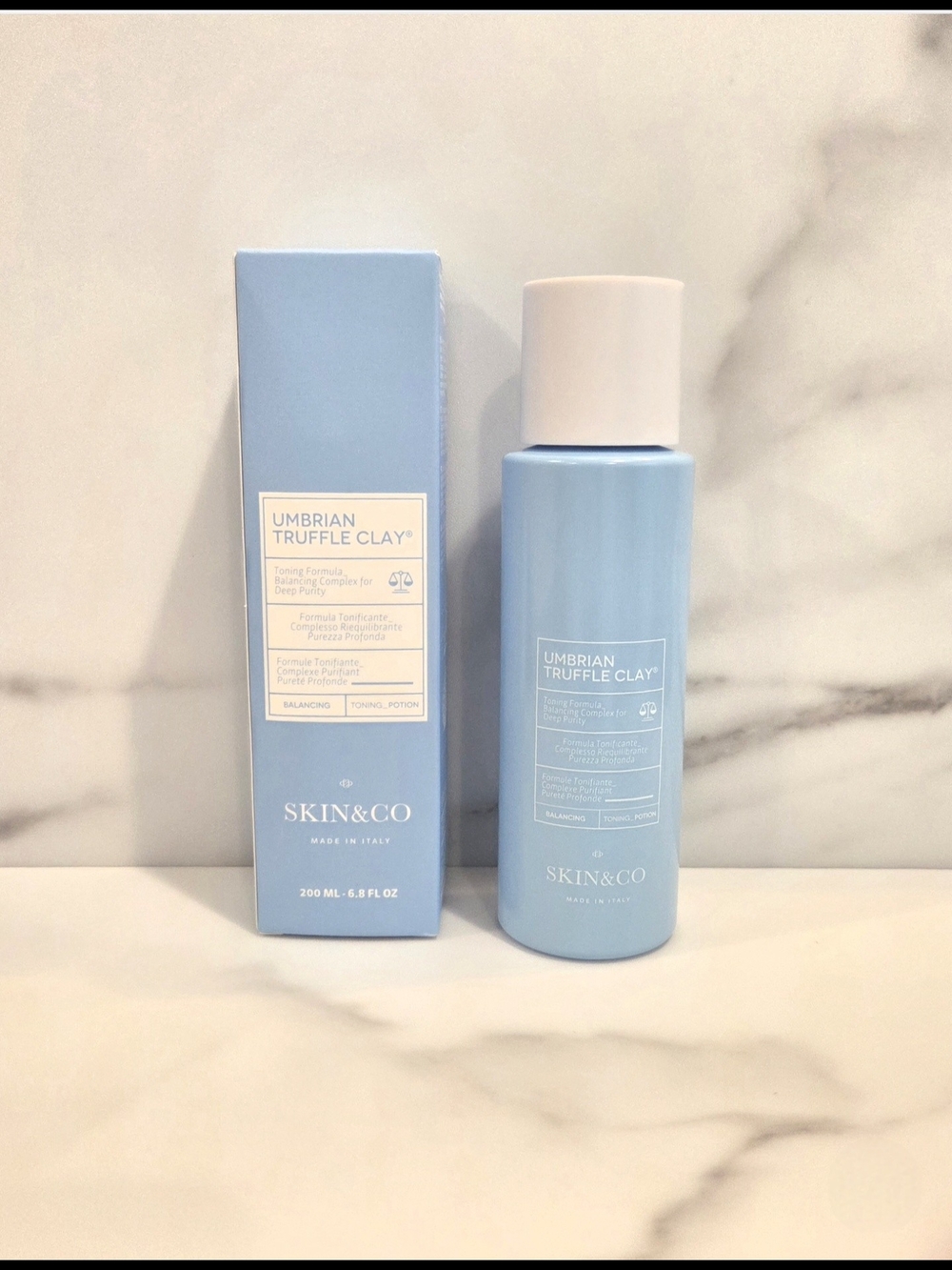 SKIN&CO ROMA Umbrian Truffle Clay Detox Toning Formula 200ml - NEW IN BOX